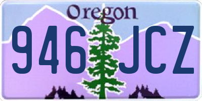 OR license plate 946JCZ