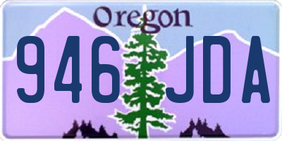 OR license plate 946JDA