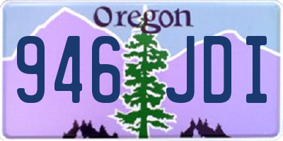 OR license plate 946JDI