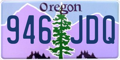 OR license plate 946JDQ