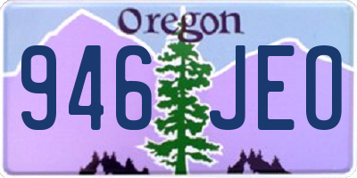 OR license plate 946JEO