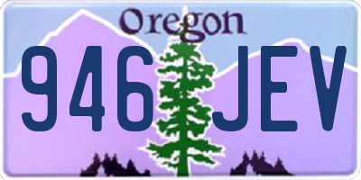 OR license plate 946JEV