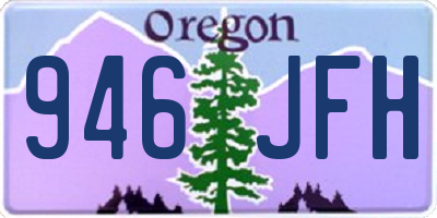 OR license plate 946JFH
