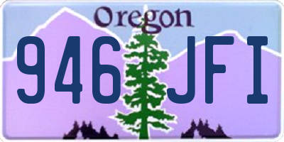 OR license plate 946JFI