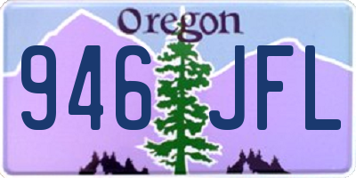 OR license plate 946JFL