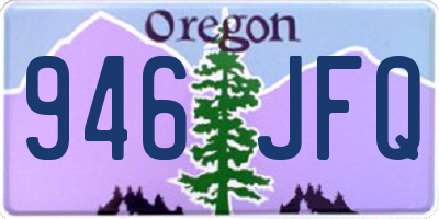 OR license plate 946JFQ