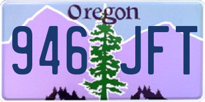 OR license plate 946JFT