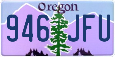 OR license plate 946JFU