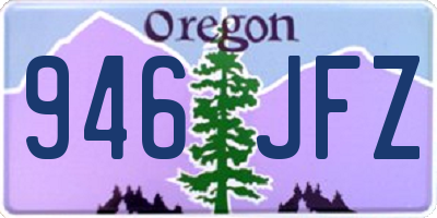 OR license plate 946JFZ