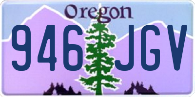 OR license plate 946JGV