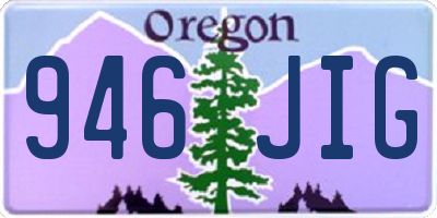 OR license plate 946JIG