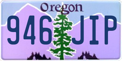 OR license plate 946JIP