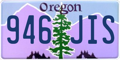 OR license plate 946JIS