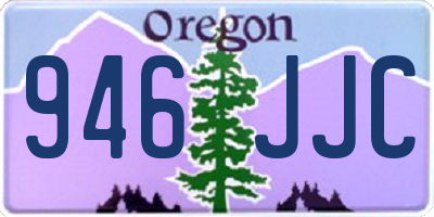 OR license plate 946JJC