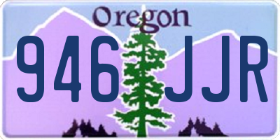 OR license plate 946JJR