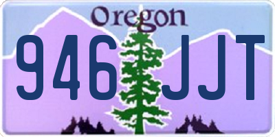 OR license plate 946JJT