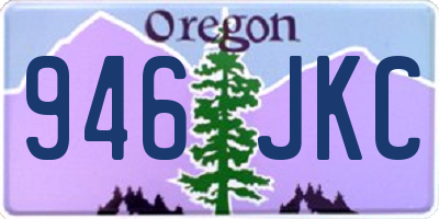 OR license plate 946JKC