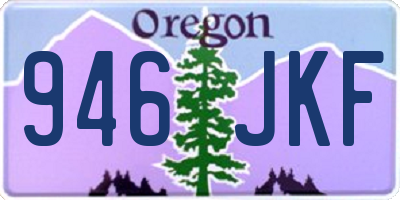 OR license plate 946JKF