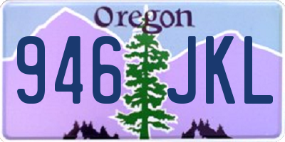 OR license plate 946JKL