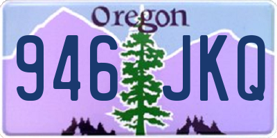 OR license plate 946JKQ