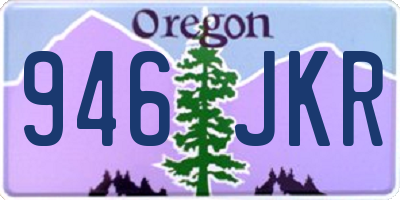 OR license plate 946JKR