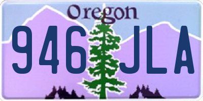 OR license plate 946JLA