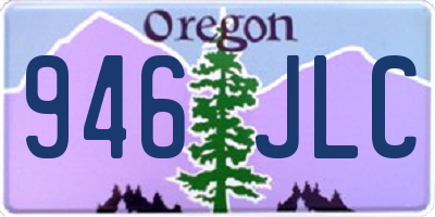 OR license plate 946JLC