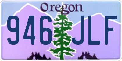 OR license plate 946JLF