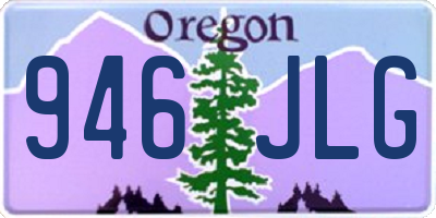 OR license plate 946JLG