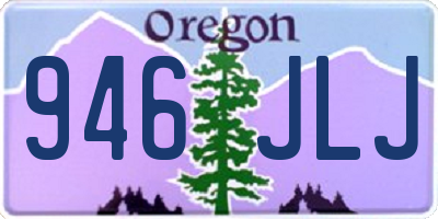 OR license plate 946JLJ
