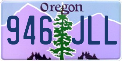 OR license plate 946JLL