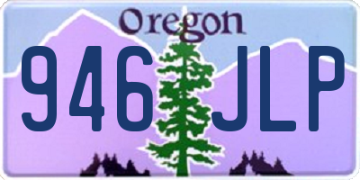 OR license plate 946JLP