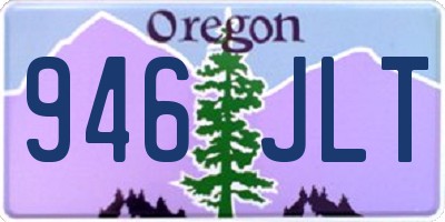 OR license plate 946JLT