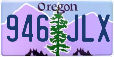 OR license plate 946JLX
