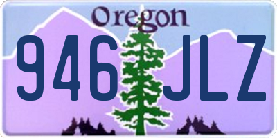 OR license plate 946JLZ