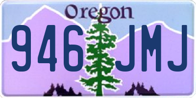 OR license plate 946JMJ