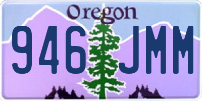 OR license plate 946JMM