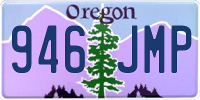 OR license plate 946JMP