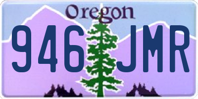 OR license plate 946JMR