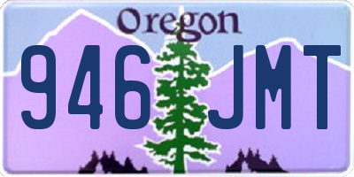 OR license plate 946JMT