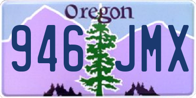 OR license plate 946JMX