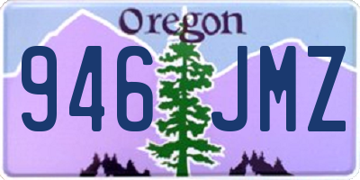 OR license plate 946JMZ