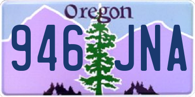 OR license plate 946JNA