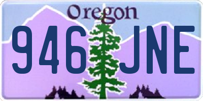 OR license plate 946JNE