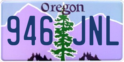 OR license plate 946JNL