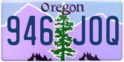 OR license plate 946JOQ