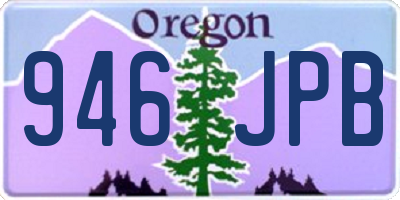 OR license plate 946JPB