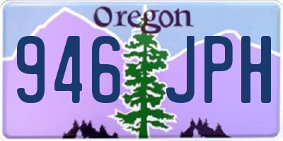 OR license plate 946JPH