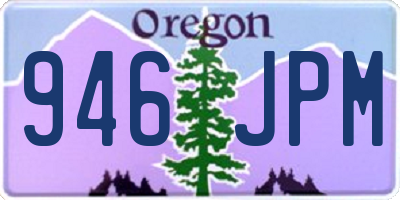 OR license plate 946JPM