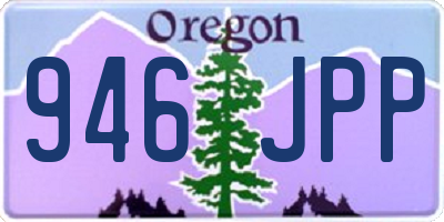 OR license plate 946JPP